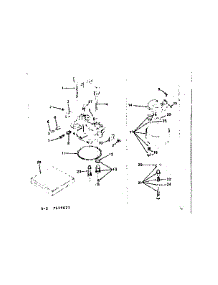 Carburetor parts for Craftsman Lawn & Garden Engine 143629022 from AppliancePartsPros.com