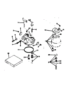 Carburetor parts for Craftsman Lawn & Garden Engine 143629062 from AppliancePartsPros.com