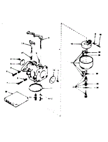 Carburetor parts for Craftsman Lawn & Garden Engine 143630012 from AppliancePartsPros.com