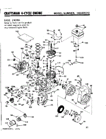 Replacement Parts parts for Craftsman Lawn & Garden Engine 143631012 from AppliancePartsPros.com