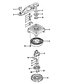 Self-Starter No. 28767 parts for Craftsman Lawn & Garden Engine 14363200 from AppliancePartsPros.com