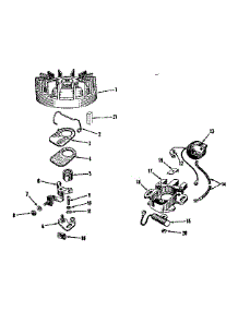 Magneto parts for Craftsman Lawn & Garden Engine 14363204 from AppliancePartsPros.com