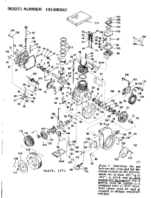 Engine parts for Craftsman Lawn & Garden Engine 143640042 from AppliancePartsPros.com