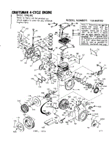 Engine parts for Craftsman Lawn & Garden Engine 143642032 from AppliancePartsPros.com