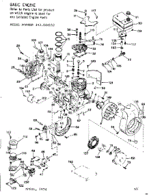 Replacement Parts parts for Craftsman Lawn & Garden Engine 143644052 from AppliancePartsPros.com