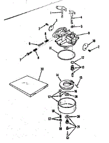 Carburetor No. 28860 parts for Craftsman Walk-Behind Lawn Mower 14364500 from AppliancePartsPros.com