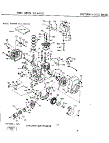 Engine parts for Craftsman Lawn & Garden Engine 143645032 from AppliancePartsPros.com
