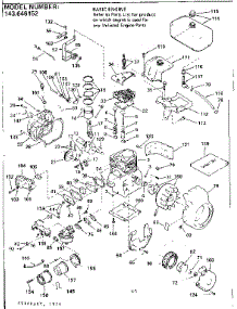 Replacement Parts parts for Craftsman Lawn & Garden Engine 143646152 from AppliancePartsPros.com