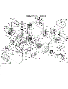 Engine parts for Craftsman Lawn & Garden Engine 143646202 from AppliancePartsPros.com
