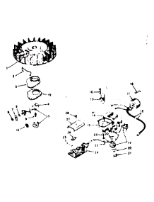 Magneto parts for Craftsman Lawn & Garden Engine 143647012 from AppliancePartsPros.com