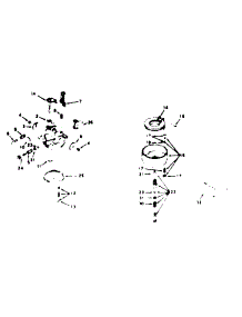 Carburetor parts for Craftsman Lawn & Garden Engine 143647022 from AppliancePartsPros.com