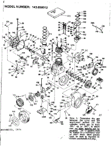Engine parts for Craftsman Lawn & Garden Engine 143650012 from AppliancePartsPros.com