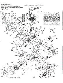 Engine parts for Craftsman Lawn & Garden Engine 143652042 from AppliancePartsPros.com