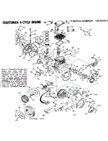 Engine parts for Craftsman Lawn & Garden Engine 143652072 from AppliancePartsPros.com
