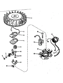 Magneto (Phelon F-3220-H) parts for Craftsman Lawn & Garden Engine 14365250 from AppliancePartsPros.com