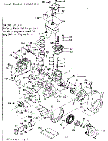 Replacement Parts parts for Craftsman Lawn & Garden Engine 143654042 from AppliancePartsPros.com