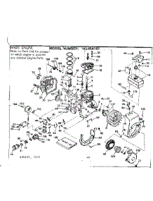Replacement Parts parts for Craftsman Lawn & Garden Engine 143654182 from AppliancePartsPros.com