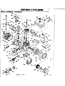 Replacement Parts parts for Craftsman Lawn & Garden Engine 143656012 from AppliancePartsPros.com
