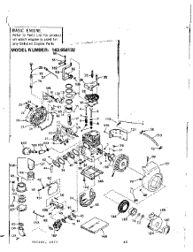 Engine parts for Craftsman Lawn & Garden Engine 143656132 from AppliancePartsPros.com
