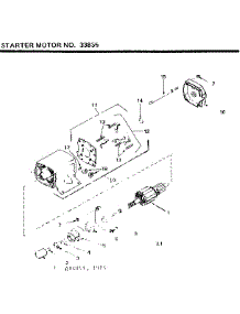 Starter Motor parts for Craftsman Lawn & Garden Engine 143662012 from AppliancePartsPros.com