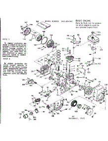 Replacement Parts parts for Craftsman Lawn & Garden Engine 143664062 from AppliancePartsPros.com