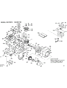 Replacement Parts parts for Craftsman Lawn & Garden Engine 143664132 from AppliancePartsPros.com