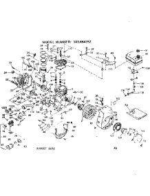 Replacement Parts parts for Craftsman Lawn & Garden Engine 143664252 from AppliancePartsPros.com