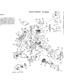 Replacement Parts parts for Craftsman Lawn & Garden Engine 143664262 from AppliancePartsPros.com