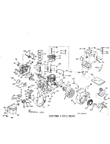 Engine parts for Craftsman Lawn & Garden Engine 143664272 from AppliancePartsPros.com