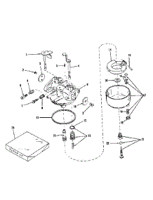 Carburetor parts for Craftsman Lawn & Garden Engine 14366501 from AppliancePartsPros.com