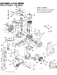 Replacement Parts parts for Craftsman Lawn & Garden Engine 143666052 from AppliancePartsPros.com