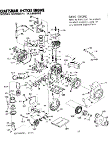 Replacement Parts parts for Craftsman Lawn & Garden Engine 143666062 from AppliancePartsPros.com
