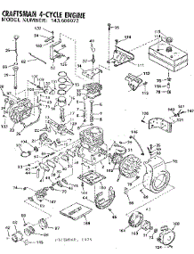 Replacement Parts parts for Craftsman Lawn & Garden Engine 143666072 from AppliancePartsPros.com