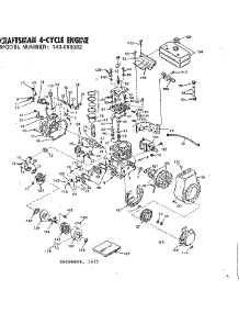 Replacement Parts parts for Craftsman Lawn & Garden Engine 143666082 from AppliancePartsPros.com