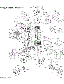 Replacement Parts parts for Craftsman Lawn & Garden Engine 143666182 from AppliancePartsPros.com