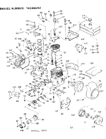 Replacement Parts parts for Craftsman Lawn & Garden Engine 143666202 from AppliancePartsPros.com
