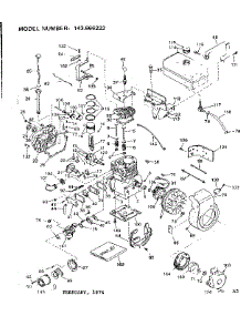 Engine parts for Craftsman Lawn & Garden Engine 143666222 from AppliancePartsPros.com