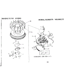 Magneto parts for Craftsman Lawn & Garden Engine 143666222 from AppliancePartsPros.com