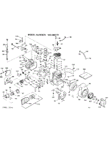 Replacement Parts parts for Craftsman Lawn & Garden Engine 143666272 from AppliancePartsPros.com