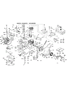 Engine parts for Craftsman Lawn & Garden Engine 143666282 from AppliancePartsPros.com