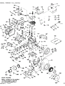 Replacement Parts parts for Craftsman Lawn & Garden Engine 143666342 from AppliancePartsPros.com
