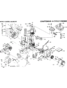 Engine parts for Craftsman Lawn & Garden Engine 143666352 from AppliancePartsPros.com