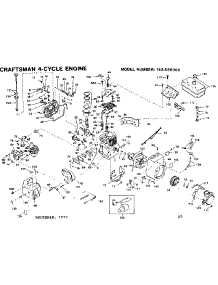 Engine parts for Craftsman Lawn & Garden Engine 143666362 from AppliancePartsPros.com