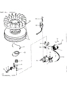 Magneto parts for Craftsman Lawn & Garden Engine 143667022 from AppliancePartsPros.com