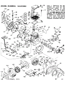 Replacement Parts parts for Craftsman Lawn & Garden Engine 143672062 from AppliancePartsPros.com
