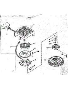 Rewind Starter No. 29415 parts for Craftsman Lawn & Garden Engine 14367250 from AppliancePartsPros.com