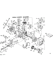 Replacement Parts parts for Craftsman Lawn & Garden Engine 143674062 from AppliancePartsPros.com