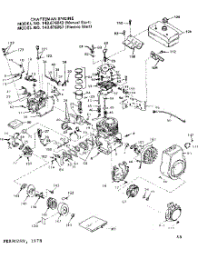 Engine parts for Craftsman Lawn & Garden Engine 143676042 from AppliancePartsPros.com