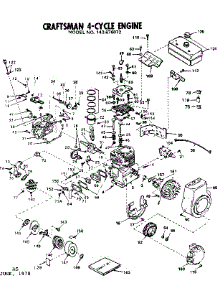 Replacement Parts parts for Craftsman Lawn & Garden Engine 143676072 from AppliancePartsPros.com