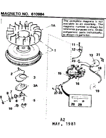 Magneto parts for Craftsman Lawn & Garden Engine 143676102 from AppliancePartsPros.com